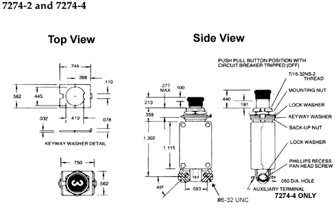 7274-2 and 7274-4 Diagram